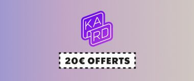 Kard Banque (code de parrainage) : 20€ offerts