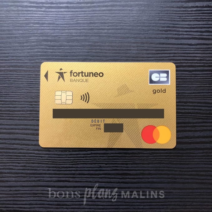 Carte Fortuneo Banque Gold