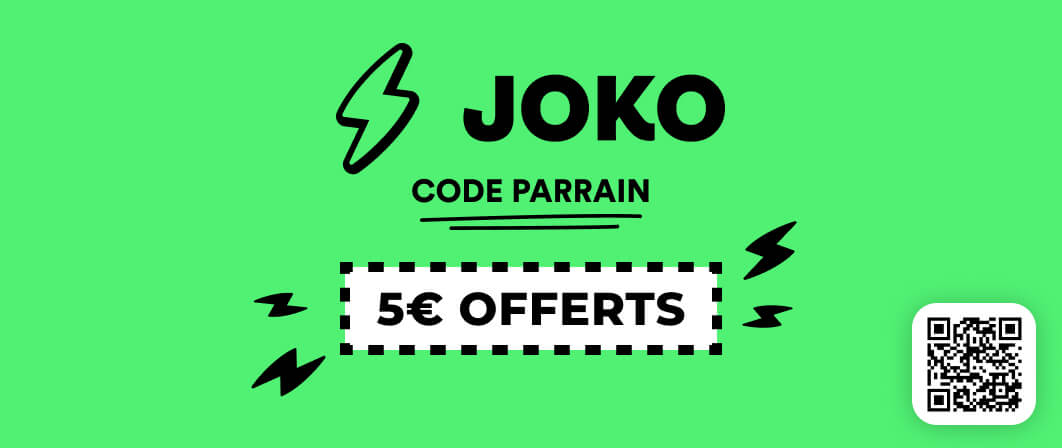 Joko parrainage code parrain 5€ offerts