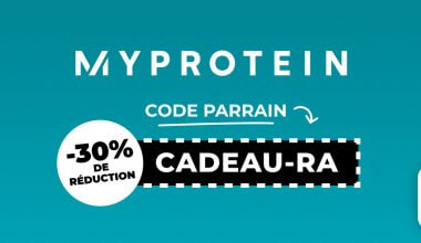 MyProtein : code de parrainage (livraison offerte)