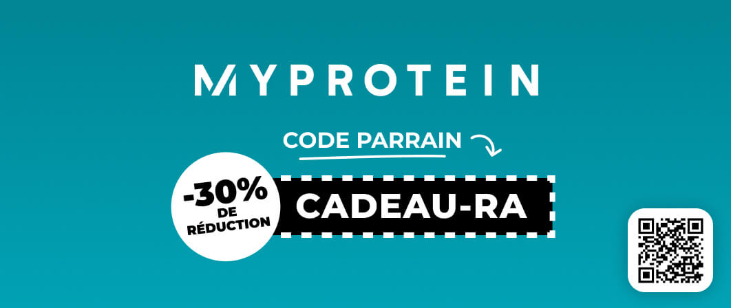Code parrain MyProtein : -30€ de réduction