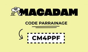 Macadam code parrainage