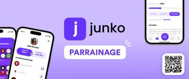 Junko parrainage 5€ offerts