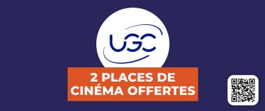 2 places de cinéma offertes UGC
