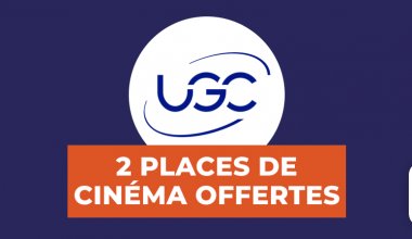 2 places de cinéma offertes UGC