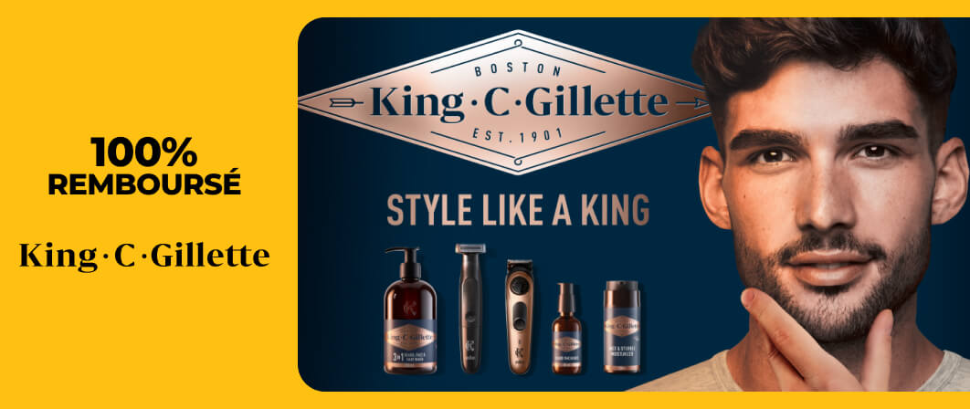 King C. Gillette satisfait ou remboursé