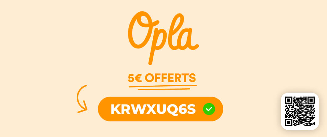 Opla 5€ offerts avec le parrainage - Code parrain Opla